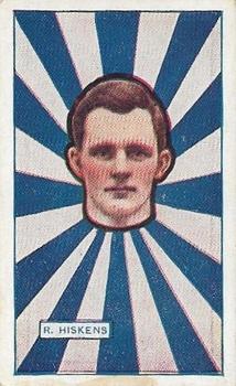 1921 J.J.Schuh Magpie Cigarettes Australian Footballers - Victorian League #29 Rupert Hiskins Front